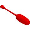PRETTY LOVE FLIRTATION Uovo Vibrante Ricaricabile Pretty Love Knucker — 12 Funzioni, Rosso