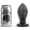 ALL BLACK Plug Anale All Black — PVC Ipoallergenico, 12 cm