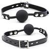 OHMAMA FETISH Bavaglio Ball Gag BDSM Ohmama Fetish — Silicone e Pelle
