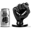 ALL BLACK Plug Anale a Forma di Pugno All Black — 14 cm