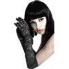 CHILIROSE ACCESORIES Guanti Sexy Lunghi Chilirose CR 3071 — Nero