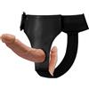 BAILE HARNESS COLLECTION Imbracatura Strapless con Doppio Dildo Baile Ultra — TPR