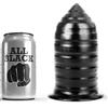 ALL BLACK Plug Anale a Coste All Black — 16 cm