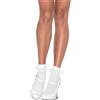LEG AVENUE HOSIERY Calzini con Volant in Pizzo Leg Avenue — Bianchi