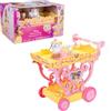 Disney Princess Carrellino per il Tea Party della Principessa Disney Belle | Prodotto con licenza ufficiale Jakks Pacific, ispirato a La Bella e la Bestia, divertente gioco di ruolo per bambine
