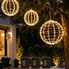 Stock Price Set di 3 Sfere LED Natalizie 3D da Appendere, Ø 30 cm, Luce Bianco Caldo, a Batteria con Timer 8 Ore, IP44 per Interni ed Esterni, Decorazioni di Natale per Casa e Giardino
