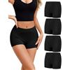 Ocexteur Boxer Donna Cotone Mutande Culotte Pantaloncino Shorts Multipack | 95% cotone 5% elastan morbide e traspiranti mutande a pantaloncino con cavallo foderato per casa sonno sport e uso quotidiano