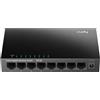 Cudy Switch Ethernet Gigabit a 8 porte in metallo, senza ventola, GS108 | 8 porte GbE RJ45, capacità di 16 Gbps, portata Cat5e di 170 m, prevenzione dei loop, IGMP snooping, corpo SPCC silenzioso