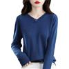 Haitpant Autunno Inverno 100% Lana Merino Maglione Donna Maglia Cashmere Pullover di Base Scollo a V Chic Top Caldi