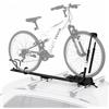 VEVOR Portabici da Tetto Auto SUV Universale Carico 20 kg Doppio Braccio Pieghevole, Telaio in Lega di Alluminio, Acciaio Q235, Lunghezza 1400 mm Montaggio con Bloccaggio per Trasporto Bici, Nero