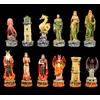 Veronese Fantasy Pezzi Degli Scacchi Set - Acqua Vs. Fuoco - Scacchi Figure Veronese