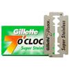Gillette 5 lamette da barba Gillette 7 O clock Super Stainless
