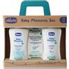 Chicco Set Baby Moments Chicco (Bagno Corpo 200 ml, Shampoo 200 ml, Pasta Cambio Protettiva 100 ml)