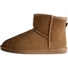NEXT Uomini Stivali pantofola Signature in pelle scamosciata con fodera | Adulto, in pelliccia sintetica, Questi comodi stivaletti a pantofola