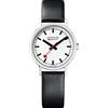 Mondaine Classic - Orologio con Cinturino Nero in Pelle per Donna, A658.30323.11SBB, 30 MM