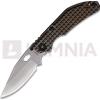 North Mountain Blade Coltello pieghevole North Mountain Blade BBNM - SLD-Magic Bowie - Titanium Sculpted, Champagne