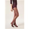 Calzedonia Collant Pizzo Floreale Rosso