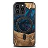 Custodia Bewood esclusiva per iPhone 14 Pro Max - Pianeti - Nettuno con MagSafe