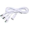 Lemax 44340 Cavo di Espansione a 3 Uscite per Alimentatore Elettrico - Bianco - Tipo U