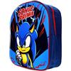 Sonic the Hedgehog - Zaino 3D 31cm per l'asilo o il tempo libero
