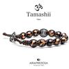 Tamashii Bracciale Argento Occhio di Tigre Tamashii Ruota Preghiera BHS1100-214