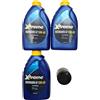 AXXONOIL KIT TAGLIANDO MOTORE FUORIBORDO SUZUKI DF40-50-60 HP OLIO XTREME 10W40 + FILTRO