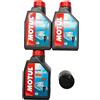 KIT TAGLIANDO MOTORE FUORIBORDO SUZUKI DF40-50-60 HP OLIO MOTUL 10W40 + FILTRO