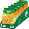Solo Hero Solo Bio Snack Carote e Mais Senza Glutine, Bimbi, 6x40g | 100% biologico, non fritto, senza sale aggiunto, merenda scuola, snack sano bimbi, puff croccanti, svezzamento