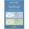 MIAMO Blackhead Clear Duo Mask 3,5g x5 + 4g x5 + 10 cotton fioc