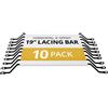 StarTech.com Gestione orizzontale dei cavi con offset di 10 cm per rack - Confezione da 10 - Guida di gestione dei cavi per rack - 1U (confezione da 10)