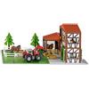 SIKU World 5609 Stalla con cavalli e trattore SIKU SK-5609