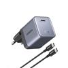 UGREEN Nexode Air, caricabatterie USB-C da 65W, alimentatore mini e ultra-compatto, caricabatterie rapido GaNInfinity, compatibile con MacBook Air/Neo/Pro, iPhone 1