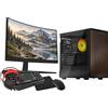 VIST Wood PC Gaming Ryzen 7 5700G - Ram 32GB - RX VEGA8 - SSD 1TB M.2 - WIFI - LCD 24 - W11 Pro
