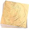 ILantule 16cm x 16cm Fogli di Foglia Oro,100 Pezzi di Lamina D'oro,Foglia D'oro,Ideali per Doratura, Artigianato, Progetti Artistici e Decorazioni,