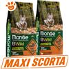 Monge Dog Bwild Grain Free Adult All Breeds Anatra e Patate - MAXI SCORTA - Sacco da 12 Kg - 10 confezioni
