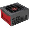 Mars Gaming MPVU750SIM, Alimentatore Modulare ATX 750W, 10 Anni di Garanzia, 80 Plus Silver +87%, Ventola FDB 14cm, Tecnologie AI2-RPM e DC-DC, Condensatori Giapponesi Toshin Kyogo 105°, Rosso