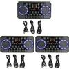 No 3X Scheda Audio V300 PRO 10 Effetti Sonori Riduzione del Rumore Bluetooth M4838