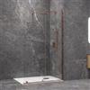 KAMALU Box doccia walk in scorrevole 170 cm finitura oro rosa | KNM4000W-GR