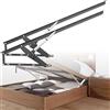 ExoticaBlend Meccanismo di Sollevamento Elettrico per Letto con Telecomando, Capacità di Carico 600 Kg, Cerniera di Supporto, Kit di Sollevamento per Letto Contenitore e Base divano a Molle Black-150cm