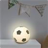 ANSMANN Lampada LED a forma di pallone da calcio, luce notturna 3D in silicone con cambio di colore, ideale come regalo di compleanno per i ragazzi, lampada decorativa con 7 colori diversi