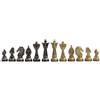 Italfama Pedine Scacchi Metallo Romane Oro Argento Placcato 5cm Re Italia