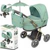 DeCuevas WÓZEK DLA LALEK Capriccio z parasolem DeCuevas Toys 85073