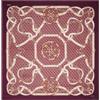 GUESS sciarpa Noelle Printed Kefiah Scarf 130X130 Wine bordeaux