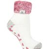 HEAT HOLDERS - Calze Termiche da Donna Basse e Morbide con Bordo a Piuma, Antiscivolo con Grip