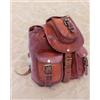 Fatto a mano Handmade Zaino In Pelle Marrone Vintage Retro Borsa Laptop Universale Uomo
