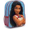 CERDÁ LIFE'S LITTLE MOMENTS Zaino per bambini 3D Vaiana (Moana) per bambina, con personaggio Disney in rilievo, tasche laterali a rete e cerniera, colore azzurro, taglia unica