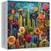PICKFORU - Puzzle con cactus per adulti da 1000 pezzi, esclusivo puzzle con piante grasse, puzzle con giardino floreale con cactus, colorato, impossibile, per adulti
