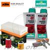 MOTOREX - HIFLO - NGK Tagliando KTM Duke 690 2012-2019 / Kit Olio Motorex POWER SYNT Filtri Candele