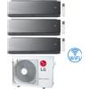 Lg Climatizzatore Condizionatore LG Artcool Mirror AI Air R32 Wifi Trial Split inverter 12000 + 12000 + 12000 BTU con U.E. MU4R27 Classe A++/A+ NOVITÀ