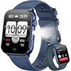 Blackview Smartwatch Uomo Donna, Effettua e Rispondi alle Chiamate,1,91'' Orologio Intelligente 100+ Modalità Sportive/Sonno/Cardiofrequenzimetro/SpO2/ Torcia per Android IOS